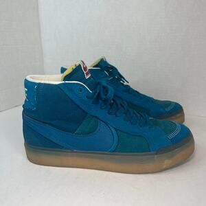 Nike SB Zoom Blazer Mid Premium Plus Sneaker Shoes Teal Gum Blue Size 6.5